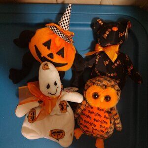 Halloween beanie babies